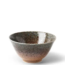 MIYA Company Aoi Nagashi Blue & Brown Collection Ceramic Tableware Made in Japan available at Miya.