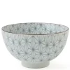 MIYA Company Asanoha Colors 4.5" Rice Bowl - Gray