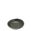 MIYA Company Black Cosmos Shell Sauce Dish 3-1/4"