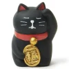 MIYA Company Black Fortune Cat from Decole Japan available at Miya.