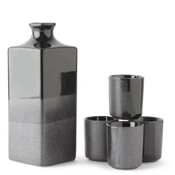 MIYA Company Black Ombre Sake Set at Miya