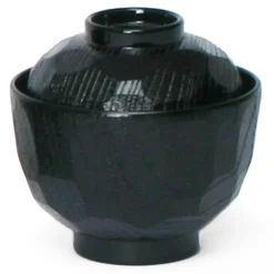 MIYA Company Black 8 Oz. Soup Bowl With Lid