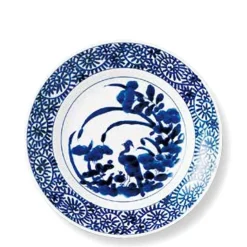 MIYA Company Blue & White Plate 9.25"