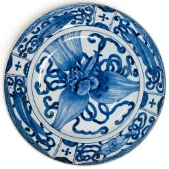 MIYA Company Blue & White 9.25" Plate - Takara Zukushi