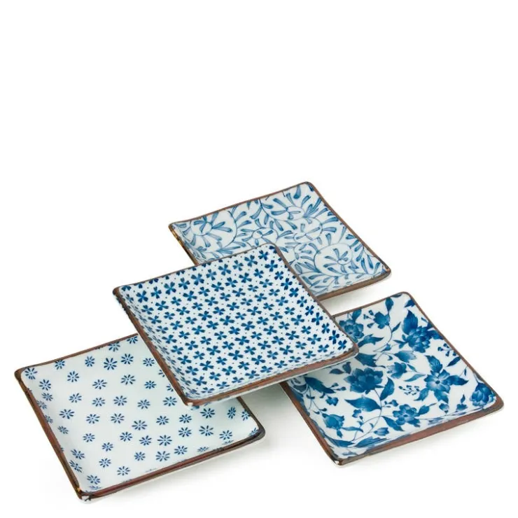 MIYA Company Blue & White Small Plate Set at Miya