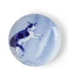 MIYA Company Blue Cat Relaxing Plate