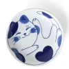 MIYA Company Blue Cats gracing fun tableware made in Japan available at Miya.