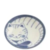 MIYA Company Blue Cats 3.75" Sauce Dish