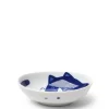 MIYA Company Blue Cats 5" x 3.75" Oval Bowl