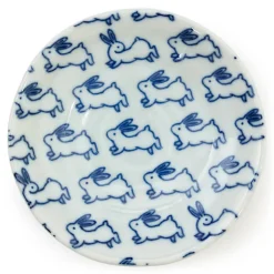 MIYA Company Blue Rabbit 4" Sauce Dish