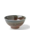 MIYA Company Blue Sand Crackle Bowl 6-1/4"
