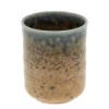 MIYA Company Blue Sand Crackle Tea Cup