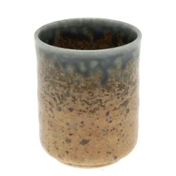 MIYA Company Blue Sand Crackle Tea Cup