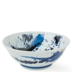 MIYA Company Blue Sumi 7.75" Noodle Bowl from Japan at Miya