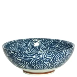 MIYA Company Blue Vines 8.25" Bowl