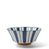 MIYA Company Blue White Ramen Bowl 7" Tokusa