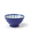 MIYA Company Bowl Rice Cat Blue Tabby 4-5/8"