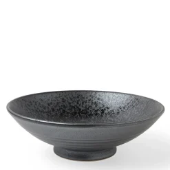 MIYA Company Bowl Serving 9.5" Silver Blue Granite