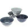 MIYA Company Bowl Set Modern Indigo 5-1/4"