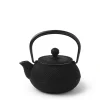 MIYA Company Cast Iron Teapot Black Hobnail 0.325L