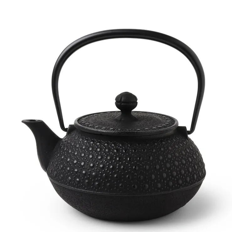 MIYA Company Cast Iron Teapot Black Honeycomb 0.9L