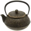 MIYA Company Cast Iron Teapot Black Maple