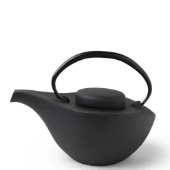 MIYA Company Cast Iron Teapot Hikifune Black Matte