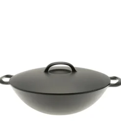 MIYA Company Cast Iron Wok 12-1/2"