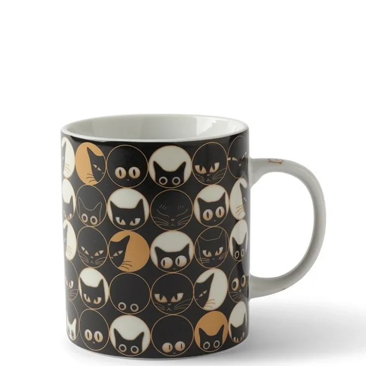 MIYA Company Cat Eyes Black Mug at Miya