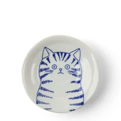 MIYA Company Cat Face Small Dish 4.75" Dora