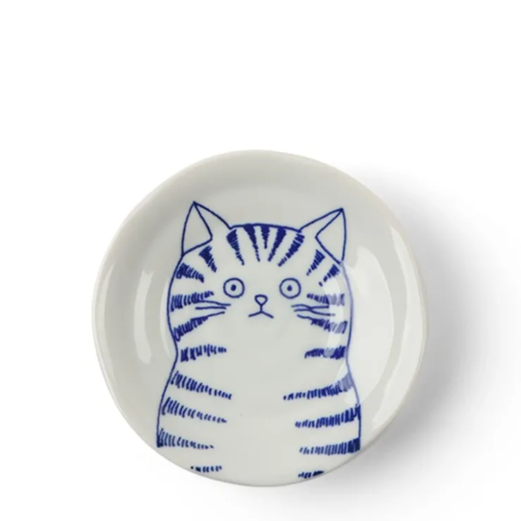 MIYA Company Cat Face Small Dish 4.75" Dora