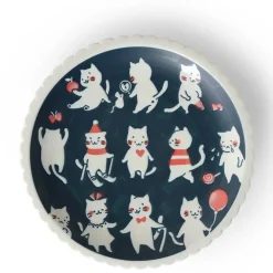 MIYA Company Cat Life 9.5" Plate