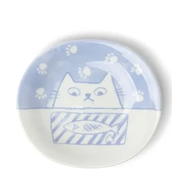 MIYA Company Cat Lunch Oval Plate
