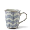 MIYA Company Celadon Chevron 8 oz. Mug