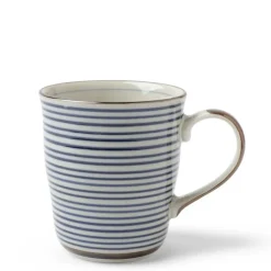 MIYA Company Celadon Stripes 8 oz. Mug