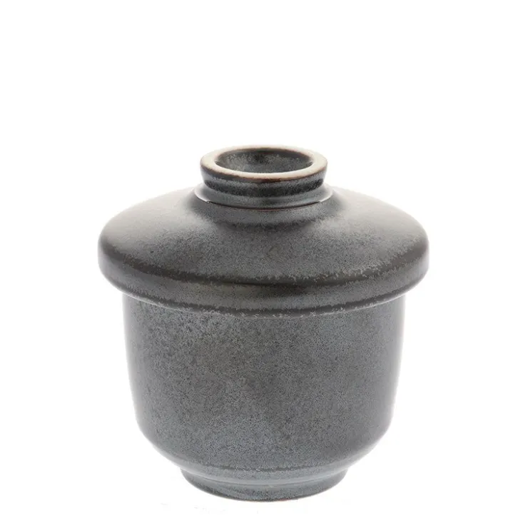 MIYA Company Chawan Mushi Iron Glaze