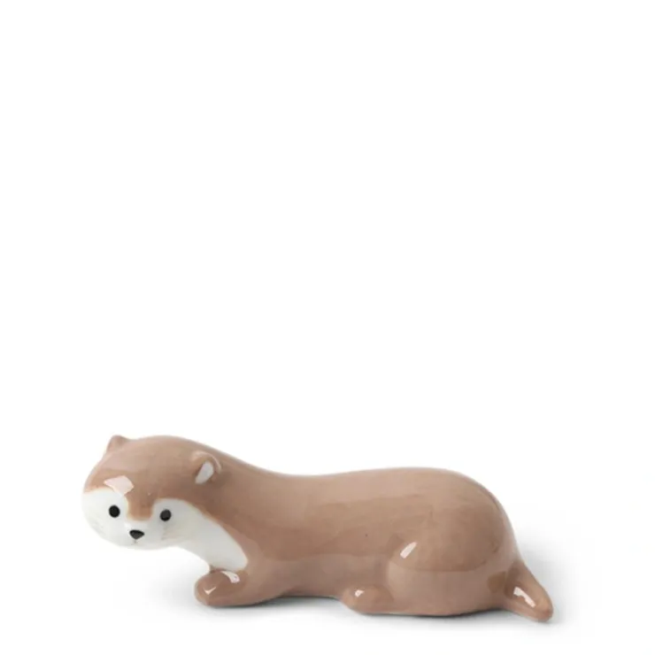 MIYA Company Chopstick Rest Otter Light Brown