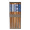 MIYA Company Chopsticks Set Blue & White Patterns