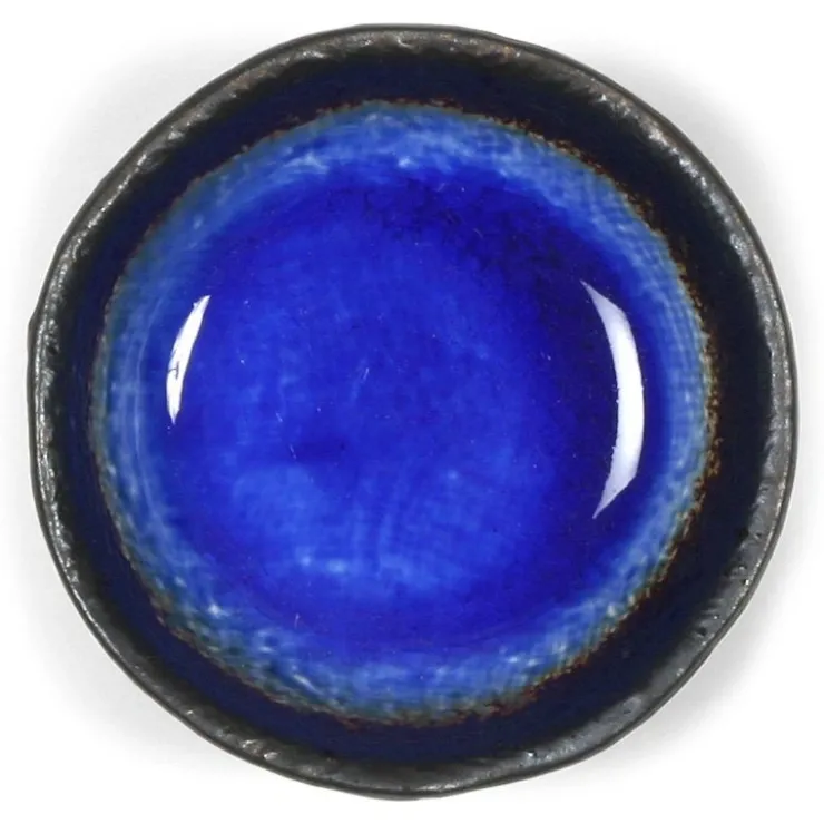 MIYA Company Cobalt Blue 3.25" Round Sauce Dish at Miya