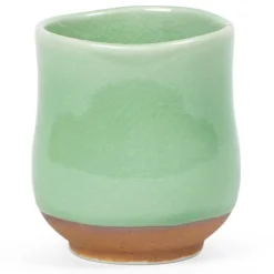 MIYA Company Crackle Green Teacup