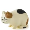 MIYA Company Curious Calico Cat Figurine from Decole Japan.