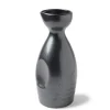 MIYA Company Dark Gray "Iron Glaze" Sake Bottle Made in Japan.