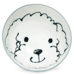 MIYA Company Dog Days 4.5" Rice Bowl - Poodle