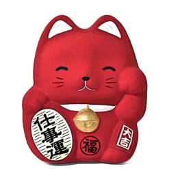 MIYA Company Feng Shui Fortune Cat Bank - Red
