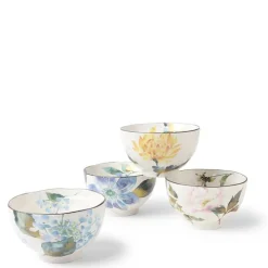 MIYA Company Floral Summer Rice Bowl Set