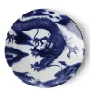MIYA Company Flying Dragon Themed Dishes in Blue and White Made in Japan available at Miya.