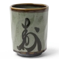 MIYA Company Green Character 8 Oz. Teacup