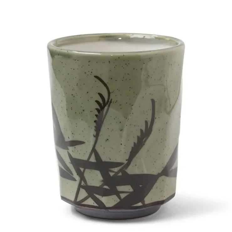 MIYA Company Green Sasa 8 Oz. Teacup