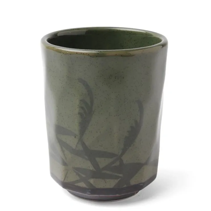 MIYA Company Green Sasa 8 Oz. Teacup