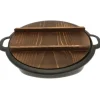 MIYA Company Gyoza Pan Cast Iron with Lid